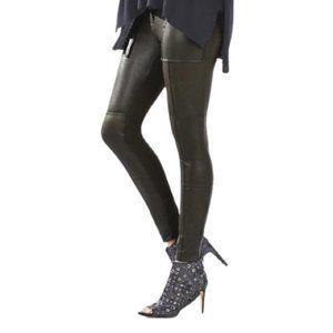 BCBGMAAZRIA Connor Faux Leather Cargo Leggings